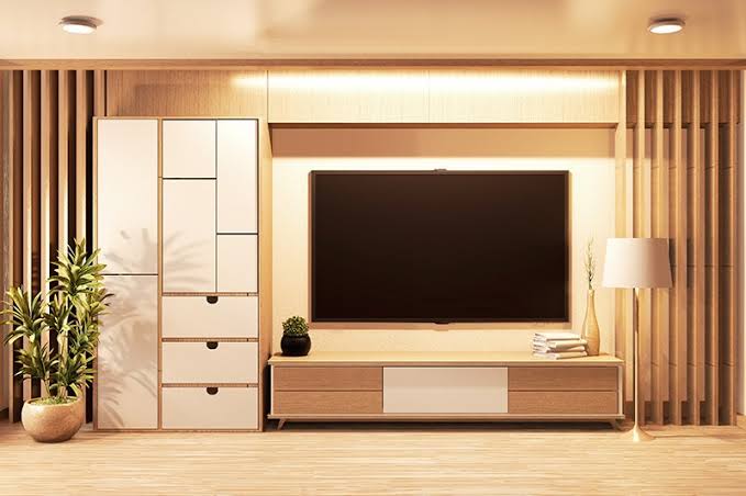 Wardrobe and TV Unit