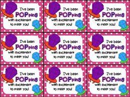 Ring Pop Beginning Of Year Gift Tag Popping With Excitement Tpt