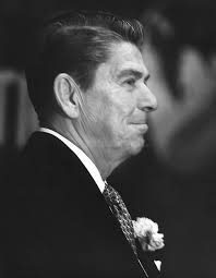 Ronald Reagan Headstone På Reagan Library Redaktionell Foto