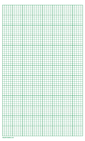 Squared paper pdf to print. Printable 5 Squares Per Inch Green Graph Paper For Legal Paper