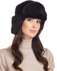 The Sochi Faux Fur Ladies Russian Hat In Black Furhatworld Com