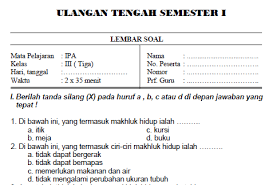 Check spelling or type a new query. Download Soal Uts Dan Uas Semester 1 2 Sd Mi Semua Mapel Data Notulen