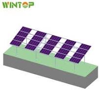 Agricultural Photovoltaic Solar Racking System for Ground Screw Foundation