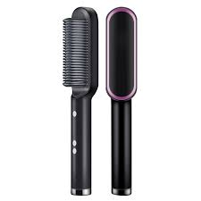 Best hair brush straightener for all hair types? Multifunctional Professional Hair Straightener Tourmaline Ceramic Hair Curler Brush Hair Comb Straighteners Curling Hair Iron Straightening Irons Aliexpress