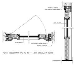 Porte Tagliafuoco Tipo Rei Dwg