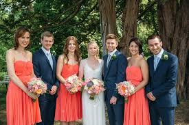 It's a rich and true navy blue and not royal blue, which i did not want. Colors Wedding Navy Blue And Coral Spring Wedding Coral Bridesmaid Dresses