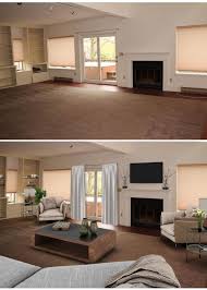 Virtual Staging Living Room Before And After Residential Design Interior Design Residential Interior Design