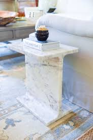 Marble Side Table With Matchstick Holder Blue Print Blueprintstore Com White Marble Side Table Marble Side Tables Marble Tables Living Room