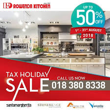 Signature kitchen designs and manufactures designers kitchens and wardrobes for homes in malaysia and internationally. Rowenda Kitchen Tax Holiday Sale Win Free Cash Voucher Loopme Malaysia