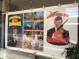 Lots of action and color in this poster which is in excellent shape. Original Vintage Poster For Moonraker James Bond Film With Roger Moore