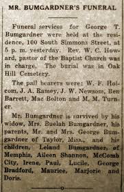 George Thomas Bumgardner (1891-1936)