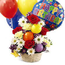 Cake wishes flowers balloons funny hearts love glitter dance fireworks cartoons. Send Birthday Cheer Our Mixed Arrangement With Balloons In A Vase To Jordan