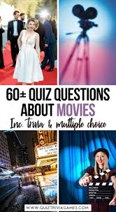 Take a trip down memory lane that'll make you feel no. 60 Easy Movie Quiz Questions Answers Quiz Trivia Games
