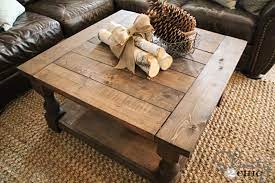Rustic country coffee table with metal wheels, tv cabinet end table for living room bed room (brown). How To Make Diy Square Coffee Table Diy Crafts Handimania Coffee Table Plans Coffee Table Farmhouse Diy Coffee Table