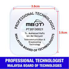 Malaysian board of technologists* (mbot). Malaysia Board Of Technologist Stamp Chop Professional Technologist Certified Technician Mbot Stamp Chop Shopee Malaysia