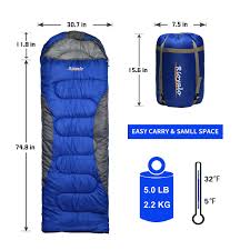 Amazon.com : 0 Degree Winter Sleeping Bags for Adults Camping (350GSM)  -Temp Range (5F – 32F) Portable Waterproof Compression Sack- for Big and  Tall in Env Hoodie: Hiking Backpacking 4 Season : Sports & Outdoors