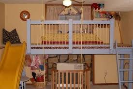 Indoor Play Loft With 8 Foot Slide Home Sweet Home Indoor Playroom Play Houses Kids Indoor Play