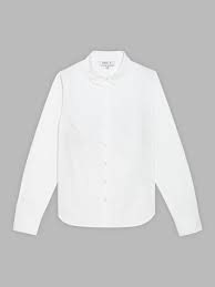 White Peter Pan Collar Frieda Shirt