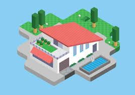 A modern minimalist studio in saint petersburg uses a gray palette, modern furnishings, and sliding wall partitions to create dist. Modern Minimalist House Isometric Vector Download Free Vectors Clipart Graphics Vector Art