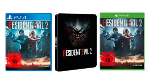 Capcom profite du comic con de san diego pour dévoiler le contenu de l'édition collector de resident evil 2 qui accompagnera la sortie prévue le 25 janvier 2019 sur ps4 et xbox one. Vorbestellen Resident Evil 2 Inkl Steelbook Playstation 4 Xbox One Und Pc