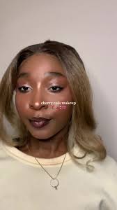 a cherry cola typa vibe 🍒🥤 #makeup #cherrycolalips #makeuptutorial  #pinterestmakeup