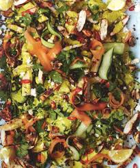 Chicken Tikka Lentil Spinach Naan Salad From Jamie Oliver S 15 Minute Meals Indian Salads Jamie S 15 Minute Meals Lentil Salad Recipes