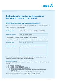 As our example shows, it's crucial to check both the upfront fees charged for sending a sending a telegraphic transfer with public bank shouldn't be too tricky. Instructions To Receive An International Payment To Your Account At Anz