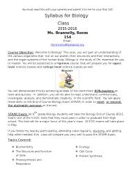 Recommended staar exam practice material: Bio Syllabus Test Assessment Homework