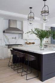 How about a navy blue kitchen with a black marble splashback? Pin On Bhatia S New Baths And Kitchen Looks
