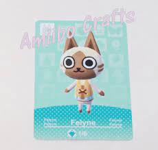Animal Crossing Special Amiibo card Felyne