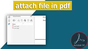 How To Attach File In Pdf Document Using Adobe Acrobat Pro Dc Acrobatics Create A Bookmark Documents
