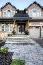 Toronto Entrance Landscapes Vaughan Landscaping Patio Steps House Entrance Walkway Design