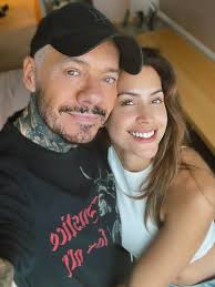 La foto de Marcelo Tinelli junto a Milett Figueroa este sábado.