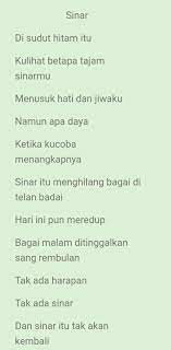 1 Termasuk Puisi Baru Ataukah Puisi Lama Kutipan Puisi Tersebut Jelaskan Alasan Anda 2 Apakah Brainly Co Id