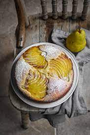 Poached Pear Vanilla Yogurt Cake Vanilla Yogurt Cake Poached Pears Yogurt Cake