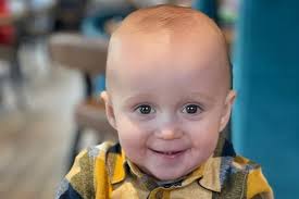 Happy' one-year-old baby 'lucky to be alive' following fall