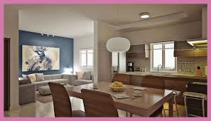 Es una cocina comedor muy pequeña, por lo que hay que limitar el uso de ornamentos para no hacerla lucir sobrecargada. Construccion De Casas Con Entrada De Luz Amplia Sala Comedor Y Cocina Decoracion Sala Comedor Sala Cocina Comedor Juntos
