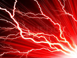 Tons of awesome red gaming wallpapers to download for free. Electric Flash Of Lightning On A Red Stock Image Colourbox
