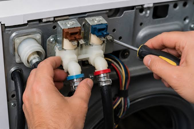 Front Load Washing Machine Water Inlet Valve Repair