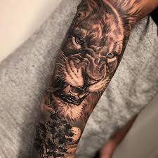 Justice with wings tattoo design. 21 Lion Tattoo Designs For Men 2021