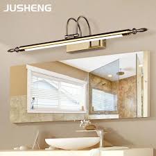 It's also more convenient for completing plus, lighted makeup mirrors add an attractive element to any bathroom or vanity. Bathroom Mirror Lamp Waterproof Retro Bronze Nickel Cabinet Vanity Mirror Lights Led Wall Light Lamp Vintage Bathroom Light L56 Led Indoor Wall Lamps Aliexpress