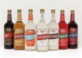 Phillips Schnapps Redesign Phalen Elonich Portfolio Schnapps Peach Sangria Peppermint