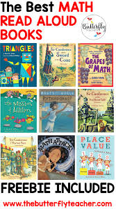 The Best Books For Math Read Alouds The Butterfly Teacher In 2020 Math Read Aloud Math Books