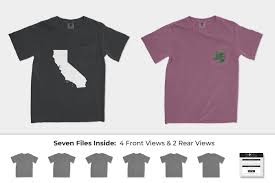 Comfort Colors 6030 Mockups Comfort Colors Clothing Mockup Photoshop Design