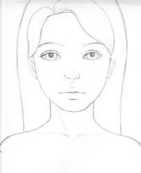 How To Draw Eyes Face Drawing Template Drawing Tutorial Drawing Lesson Simple Face Drawing Pencil Drawings For Beginners Easy Drawings