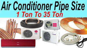 How much replacing copper pipes should cost. Air Conditioner Use Pipe Size 1 Ton To 35 Ton All Size Copper Pipe Information Urdu Hindi Youtube