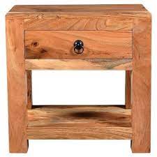 Knocbel solid wood nightstand with storage drawer & compartment, sofa side end table bedside table night stand, fully assembled, 24 h x 20.8 w x 18 d (walnut). Ajmer Solid Wood Nightstand With 1 Drawer Brown Timbergirl Target