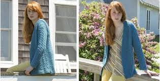 Benmarc spring /summer 2021 free shipping. Diana Knitted Cabled Cardigan Free Knitting Pattern