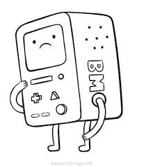 We have over 3,000 coloring pages available for you to view and print for free. Adventure Time Coloring Pages Bmo Is Sad Xcolorings Com