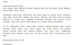 Kata kata perpisahan untuk teman sekelas youtube. Contoh Surat Pribadi Pendek Untuk Teman Cute766